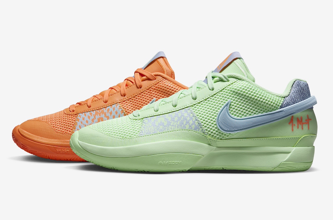 Nike Ja 1 Bright Mandarin Vapor Green